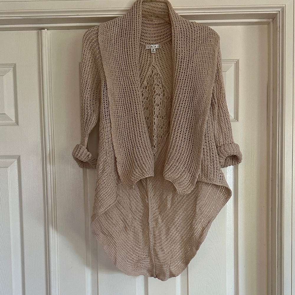 Cabi Crocheted “Teacher’s Pet” Sweater, S